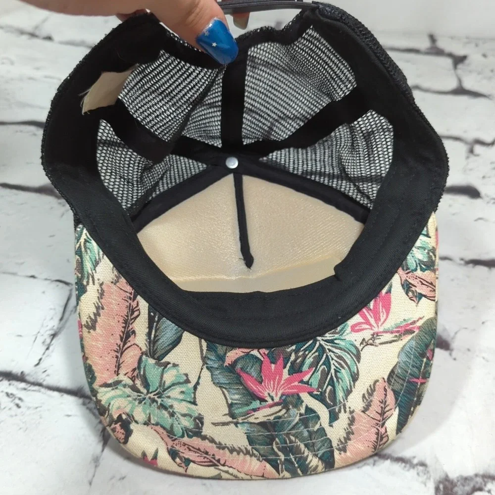 Vans Off The Wall Palm Leaves Trucker Snapback Hat Adjustable Ball‎ Cap